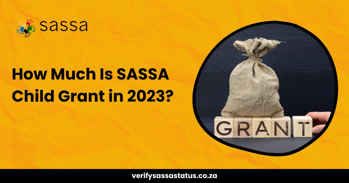 How Much Is SASSA Child Grant in 2023
