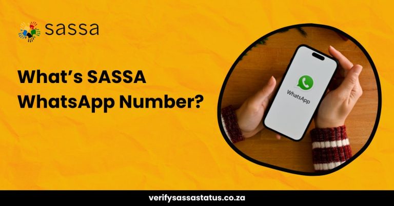 SASSA WhatsApp Number For SRD Grant Application (2024)