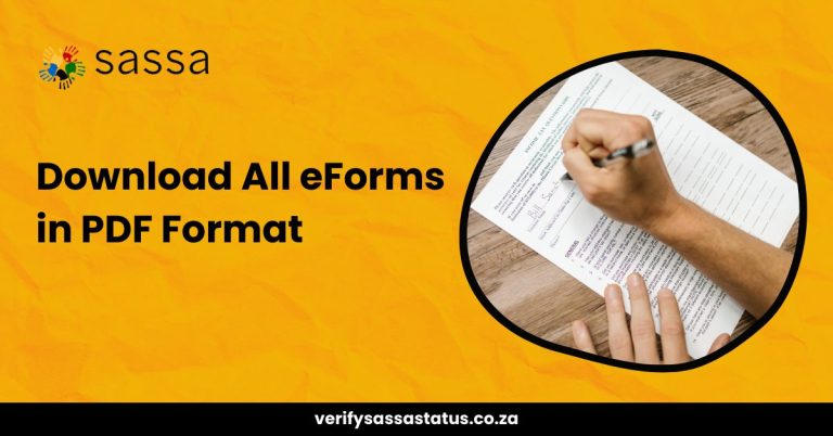 SASSA Forms Download – Download All eForms in PDF Format
